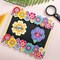 67 Pieces Spring Flower Bulletin Boards Decoration Set Included 37ft Bulletin Board Borders and 27 Pieces Flower Cutouts Offices Wall Decoration(Mixed Flowers)